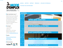Tablet Screenshot of mode-demploi.org